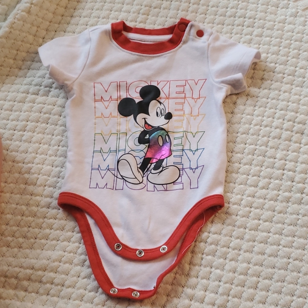 Disney Mickey 9-12 Month Onesie